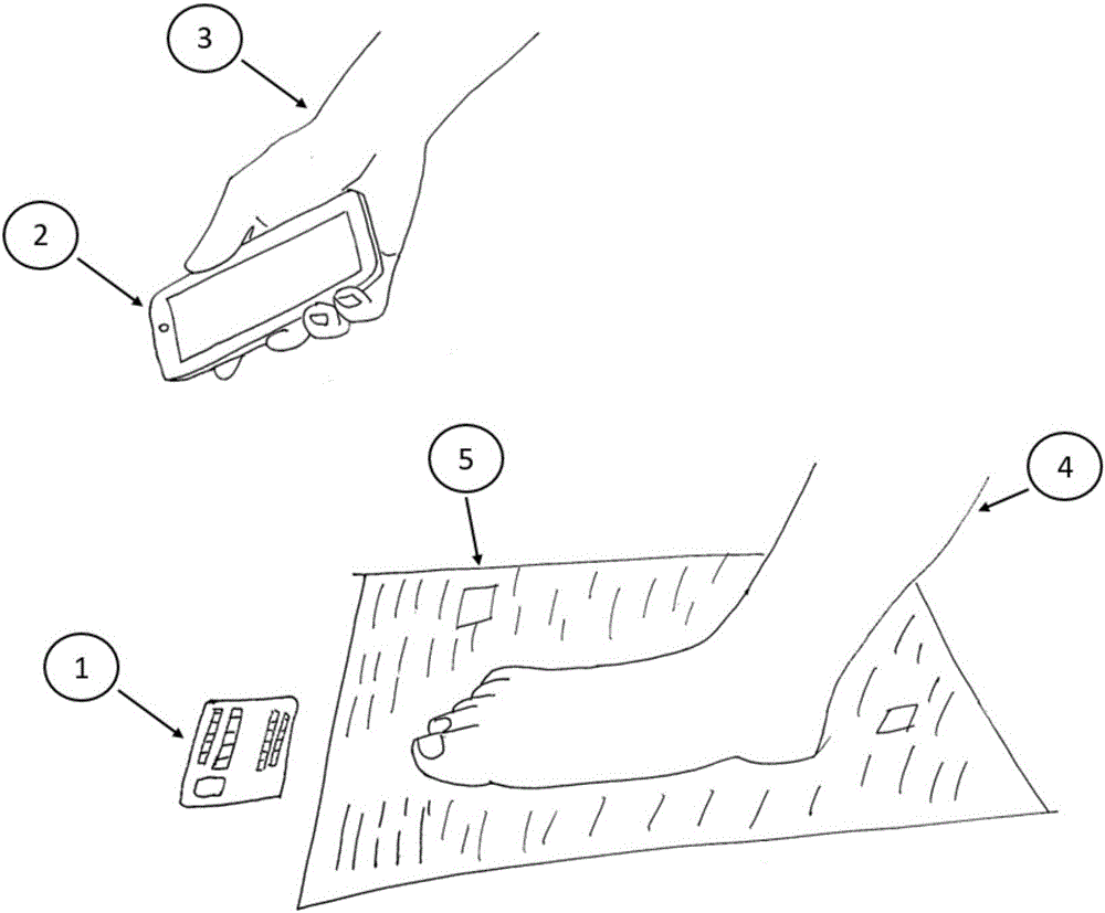 使用移动终端采集二维图像进行足部三维重建的系统的利记博彩app附图